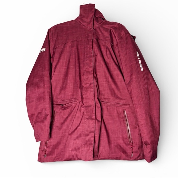 Helly Hansen Jackets & Blazers - Helly Hansen Jacket Burgundy Insulated Ski  Jacket (As is)